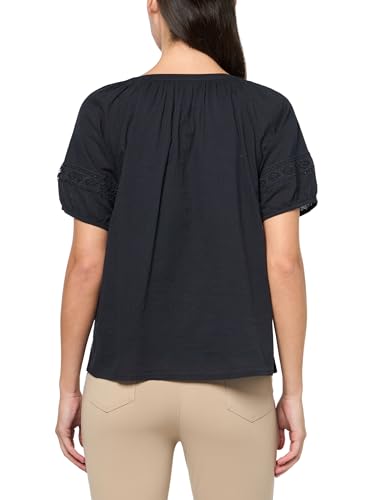 Lucky Brand Women's Lace Inset Peasant Blouse2