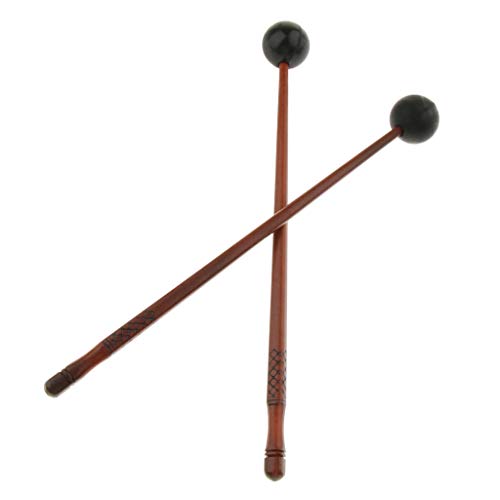 Pack of 2 Zen Drum Drumsticks Steel Tongue Drum Mallet Percussion Instrument Parts, 235mm/9.25inch