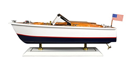 Preisvergleich Produktbild Navyline Holz Standmodell - Amerikanisches Motorboot