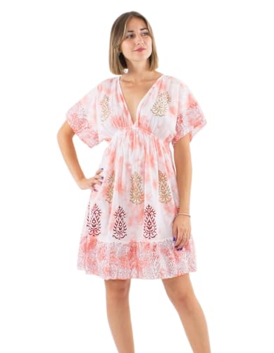 Robe courte blanche tendances broderies anglaises été Coline