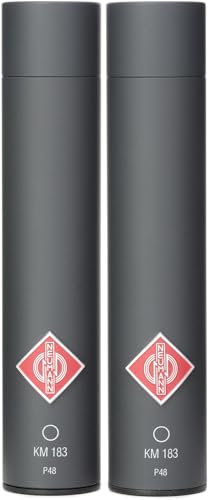 Image of Neumann KM 183 Stereo Set Small-Diaphragm Omnidirectional Microphones - Matte Black