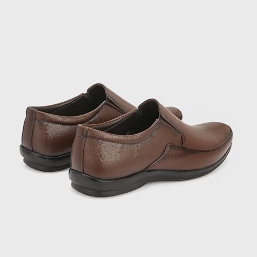 Image of Centrino Men's Formal Shoe | Cushioned Insole Comfortable Shoes | Trendy & Classic Design | Durable TPR Sole Footwear (8112)