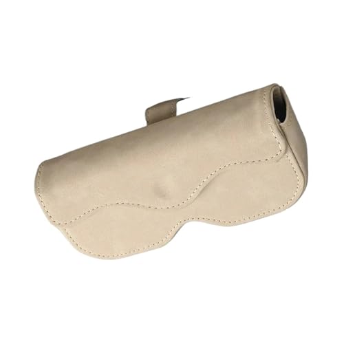 Étui à lunettes de voiture multifonction gris fixation pare-soleil