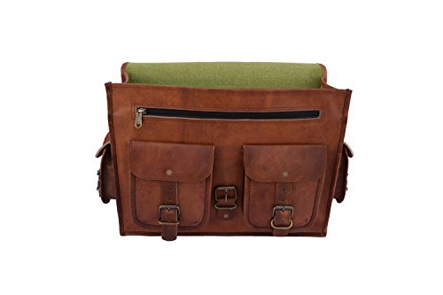Sacoche ordinateur portable 38,1 cm en cuir de qualité supérieure - 7