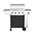 Nexgrill 4-Burner Propane Gas Grill with Side Burner, 52,000BTUs, 562 SQ. In. Cooking Space, BBQ Grill with Stainless Steel Lid & Control Panel for Outdoor Cooking, Patios, and More - 720-0925PA