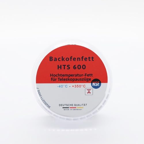 Backofenfett HTS 600 Schmierfett für Backauszug Teleskopschienen 25 Gramm 6109450 Temperaturbeständig bis 350°C