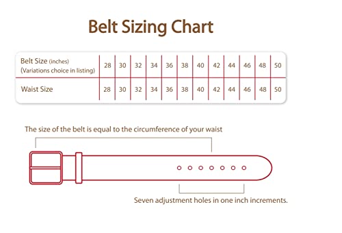 1.5 inch Men's Cowhide Genuine Leather Belt 38mm Classic2