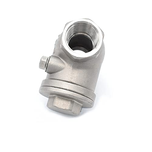 Clapet anti-retour inox DN40 horizontal stop reflux eau filetage femelle 304 - 4