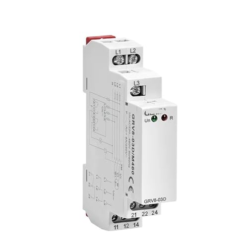 Relais de surveillance de tension GRV8-03D M265 triphasé avec sortie 1SPDT