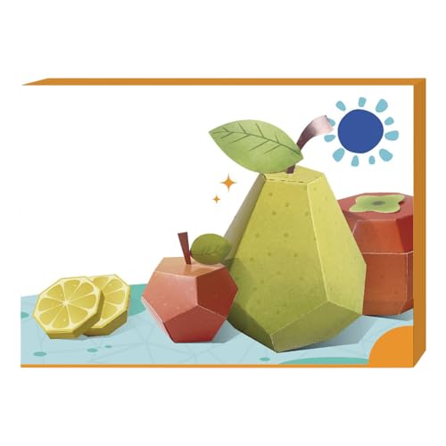 Kit artistico di carta 3D fatto a mano - Libro di progetto artigianale di carta fai -da -te per adolescenti, principianti, aula, scuola, casa, ragazze, ragazzi, appassionati di educazione, creati