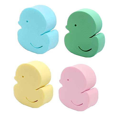 NOLITOY 4 Piezas Hilo De Baño De Pato De Bebe Exfoliante Corporal De Esponja De Baño Esponja Facial Esponja De Baño Para Esponja De Ducha Infantil Esponja De Pva