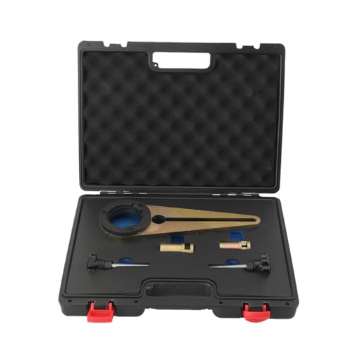 NICCOO Motoreinstellwerkzeug Satz Für BMW N47 N57 N47TU N57TU Kurbelwellen Arretierung Einstellwerkzeug, Kurbelwellen Riemenscheibe Schwingungsdämpfer Demontage Werkzeug