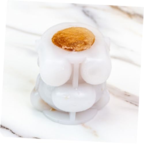 Molde de silicona para hielo en forma de oso, 5 piezas miniatura 5