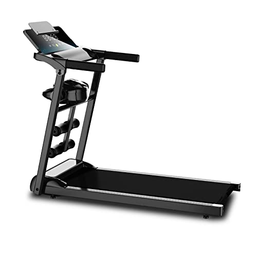 Image of Household Electric Treadmill Running Machine Folding Foldable Mini Fitness Home Treadmill (Black)