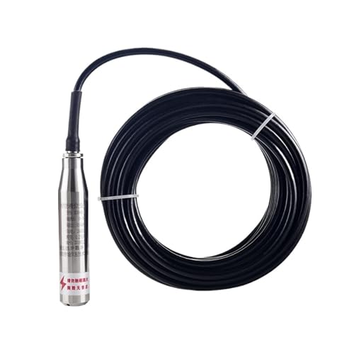 Capteur de niveau d'eau 4-20mA et transmetteur submersible pour cuve de 10m avec câble de 20m