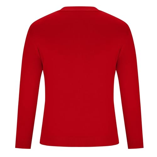 Mens V-Neck Sweater Long Sleeve Button Down Cardigans for Men Casual Basic Relaxed Fit Fall Winter Sweaters3