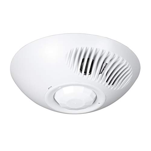 Hubbell Lighting OMNIDT1000 Ultrasonic and PIR Ceiling Sensor, 1000-Square Foot range, White