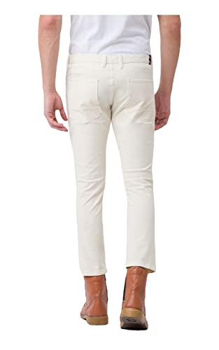 Image of Spykar Men's Mid Rise Slim Trousers