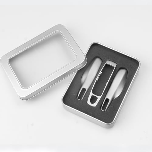 QBUC for Porsche Key Fob Cover,3-Piece Painted Key Shell Compatible with Porsche Cayenne Panamera Macan 911 Boxter Cayman
