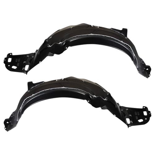 Image of TRQ Inner Fender Liner Set Compatible with 2015-2017 Acura TLX AC1248136 AC1249136