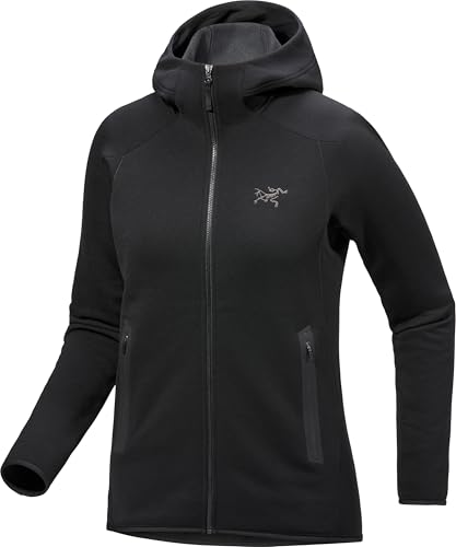Arc'teryx Kyanite Womens Hoody | Warm Polartec Stretch Fleece Midweight | Moisture-Wicking & Durable Zip Up Hoodies for Women | Black, Large