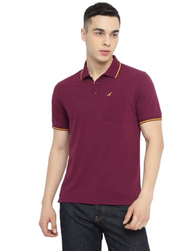 Image of AMERICAN CREW Polo Collar T-Shirt for Men with Pocket