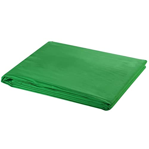 vidaXL Fond Vert XL Studio Photo 6x3 m Coton Toile Studio Photographie Vidéo