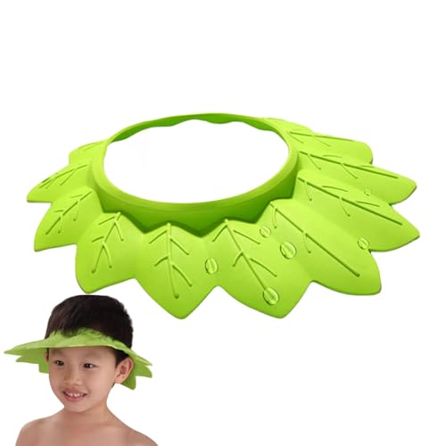 Gorro de ducha para niños, escudo para lavar el cabello del bebé, gorro de ducha ajustable Gorro de ducha Escudo, Visera para gorro de baño, protector para el cabello, auriculares