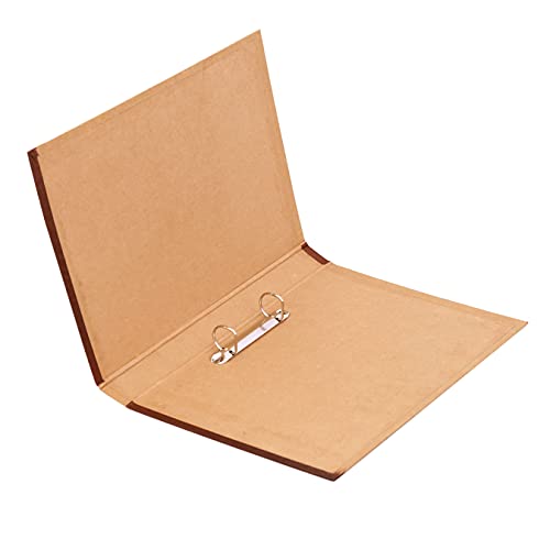 Image of TULMAN D Ring Binder File for A4 & Legal Size Documents & Certificate Holder - 38x3x26 CM -Khakhi Pack of 2