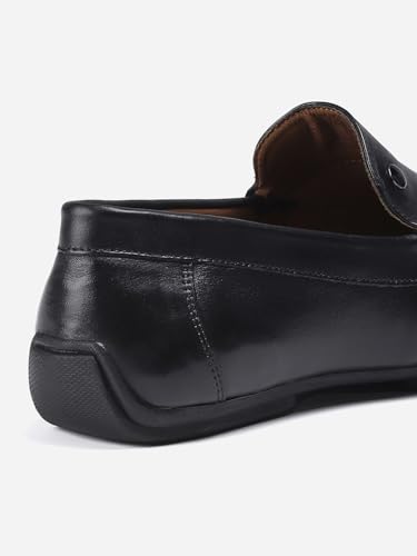 Image of Monte Carlo Mens Solid Slip on Genuine Leather Loafers (201805FW)