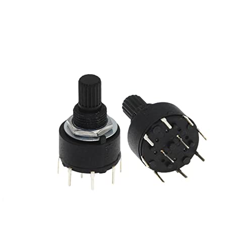 Commutateur rotatif RS16 plastique 16mm pour restaurer vos anciens appareils audio