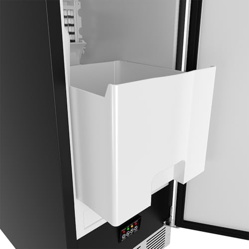 Image of 15 Inch Undercounter Built-in /Freestanding Ice Maker in Stainless Steel /Blue | Gordon Ramsay Series
