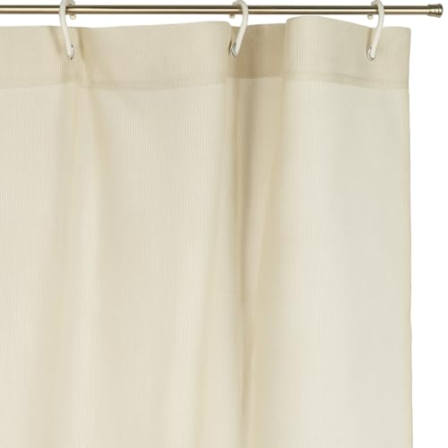 Corredocasa Tenda Zanzariera con Anelli Porta Finestra a Rete da Esterno Balcone Tinta Unita Insetti Moschiera Anti Mosche Zanzare Insetti Terrazzi Balcone Giardino cm 150x250 (Bianco)