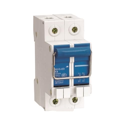 Interruptor de cuchilla NH3-63 2P para alta seguridad en desconexión de red solar fotovoltaica 3