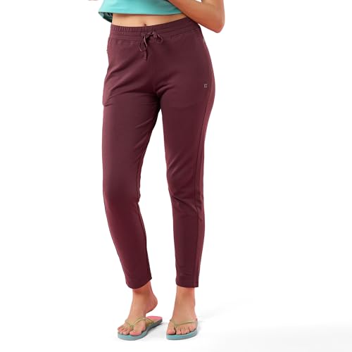 Image of Enamor Mid Rise Ankle Length Drawstring Relax Pants for Women - Slim Fit, Stretch French Terry - E060