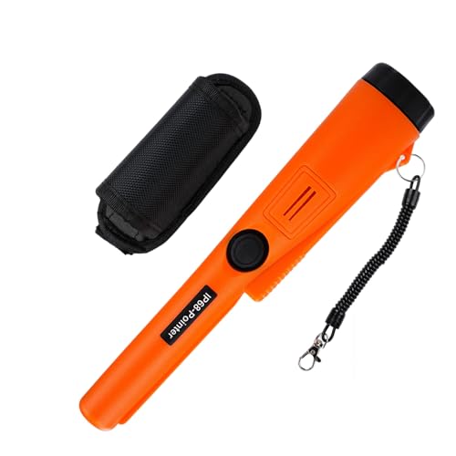 DEWIN Detector de Metales de Mano, Pinpointer Detector de Metales Profesional Pinpointer Buscador de Metales Preciso con Alarma de Vibración IP68 Impermeable, 360° Exploración