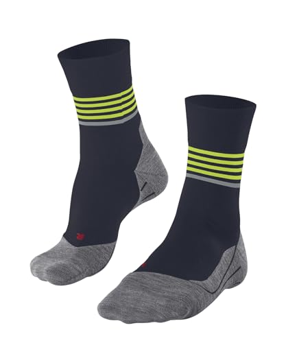 FALKE Men's RU4 Endurance Reflect Running Socks, Blue (Space Blue 6116), 9-10