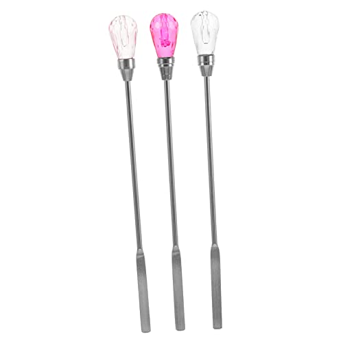 SOLUSTRE Wax Seal Supplies 3 Pack Wax Mixing Spoons Stirrer Sturdy and Easy to Use