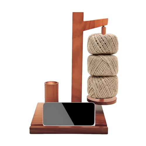 BXTubuw Yarn Holder with Magnetic Rotating &...