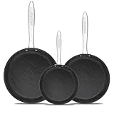 imarku NonStick Frying Pan Set - 8, 10, and 12 Inch Frying Pan Nonstick Cookware Set, Egg Pan Omelette with Cool Stainless Steel Handle, Oven Safe Cooking Pan Set, Ideal Gifts