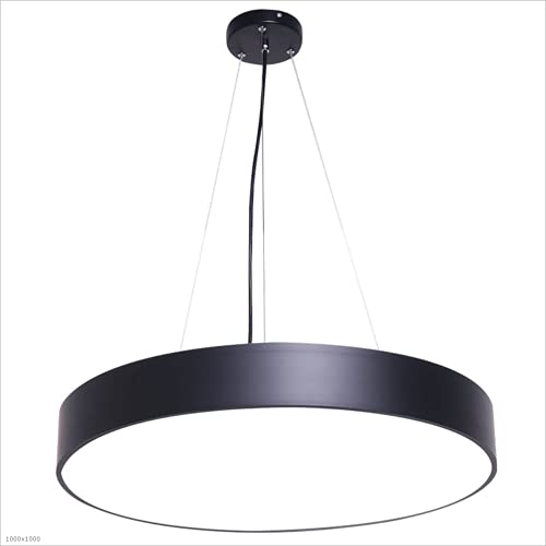 Candelabros LED redondos de hierro y acrílico de 30 cm con luz blanca para colgar