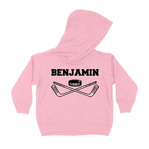 Hockey Benjamin Kids Hoodie Sweatshirt Toddler 5T Light Pink
