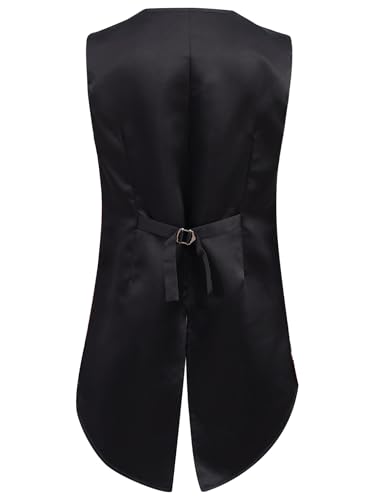 easyforever Kids Boys Sparkly Sequin Vest Performance Party Waistcoat Hip Hop Choir Jazz Dance Tops Formal Suit2