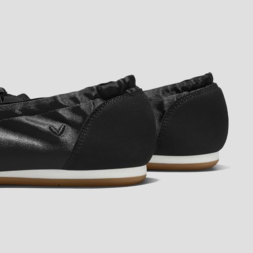 VIVAIA Yanka Round-Toe Satin Sneakerina Lace-up Ballet Flats for Women3