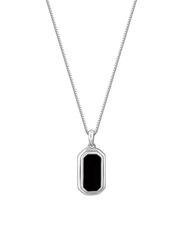 P R PRINTS Stainless Steel Midnight Charisma Locket Neck Cha...