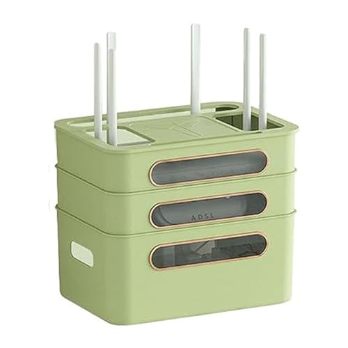 Cache-routeur Wi-Fi vert : boîte de rangement pour salon - 2
