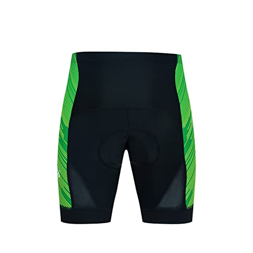 Hotlion Short feminino de ciclismo acolchoado, calça para ciclismo, roupa de bicicleta, meia-calça r