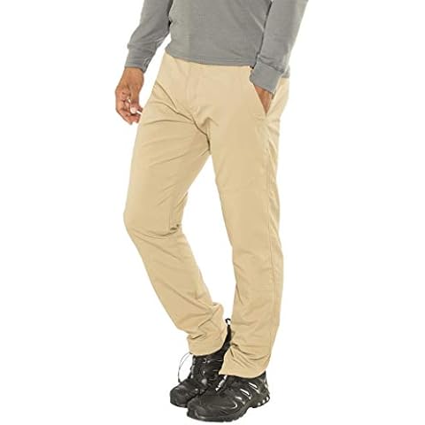Jack Wolfskin Pantalones de Viaje para Hombre Desert Valley con protección UV Cover