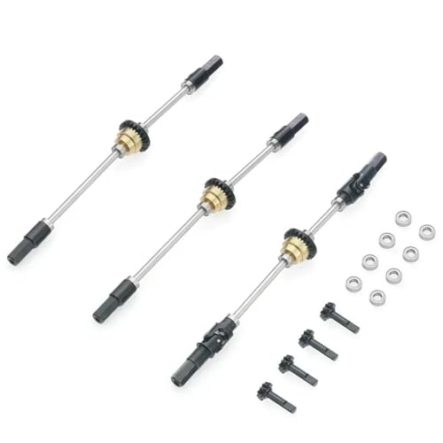 Arbre d'Entraînement RC en Acier WPL C14 C24 : Kit Différentiel Métal Durable