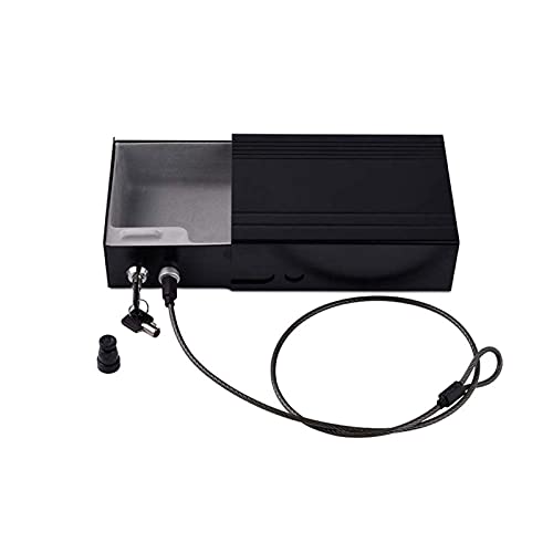 Serrure de porte RLKHXBS en aluminium noir à clé pour un verrouillage renforcé